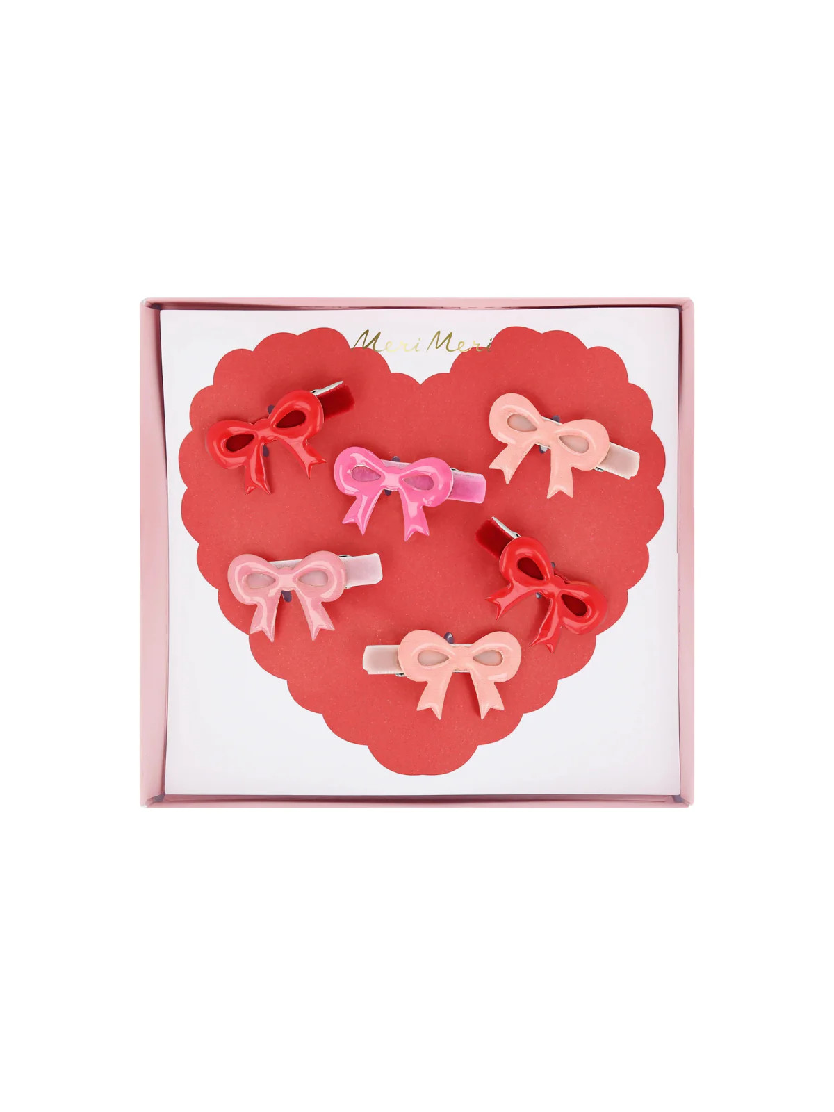 Valentines Bow Hair Clips | Danrie