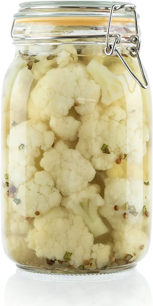 Galashield Glass Jars with Lids Food Storage Jars with Airtight Lids Leak Proof Glass Canisters K... | Amazon (US)