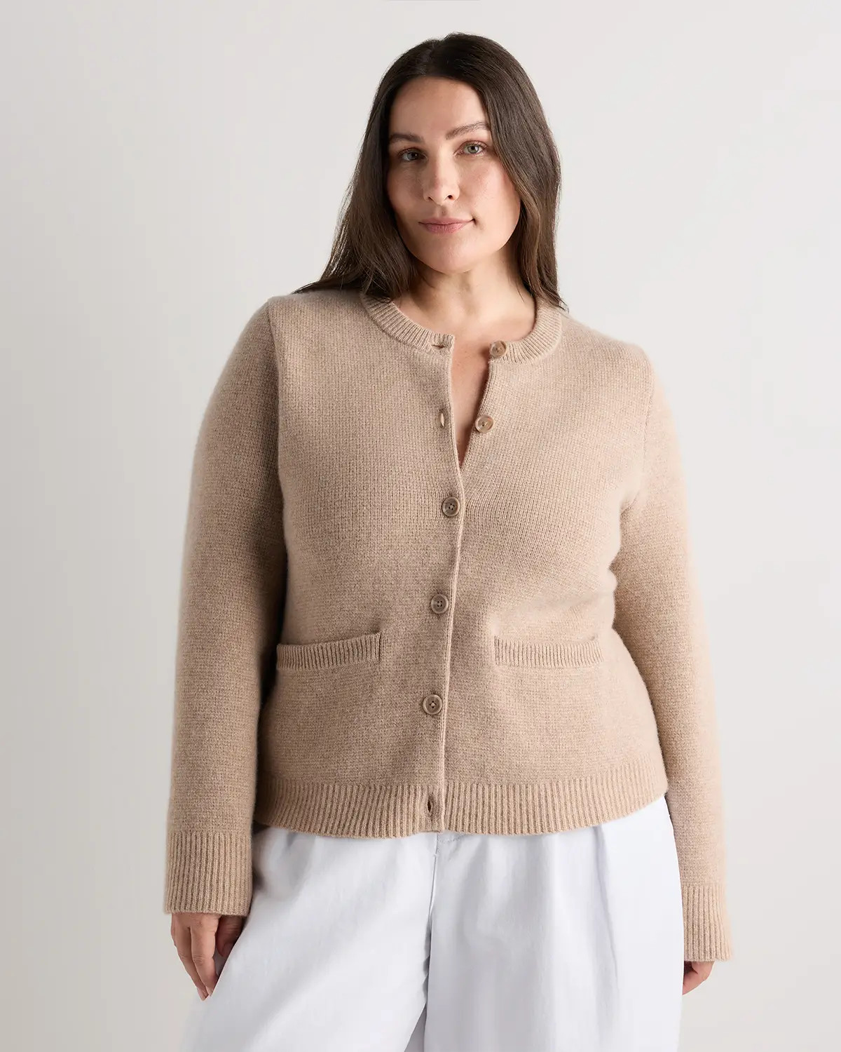 Mongolian Cashmere Structured Cardigan | Quince