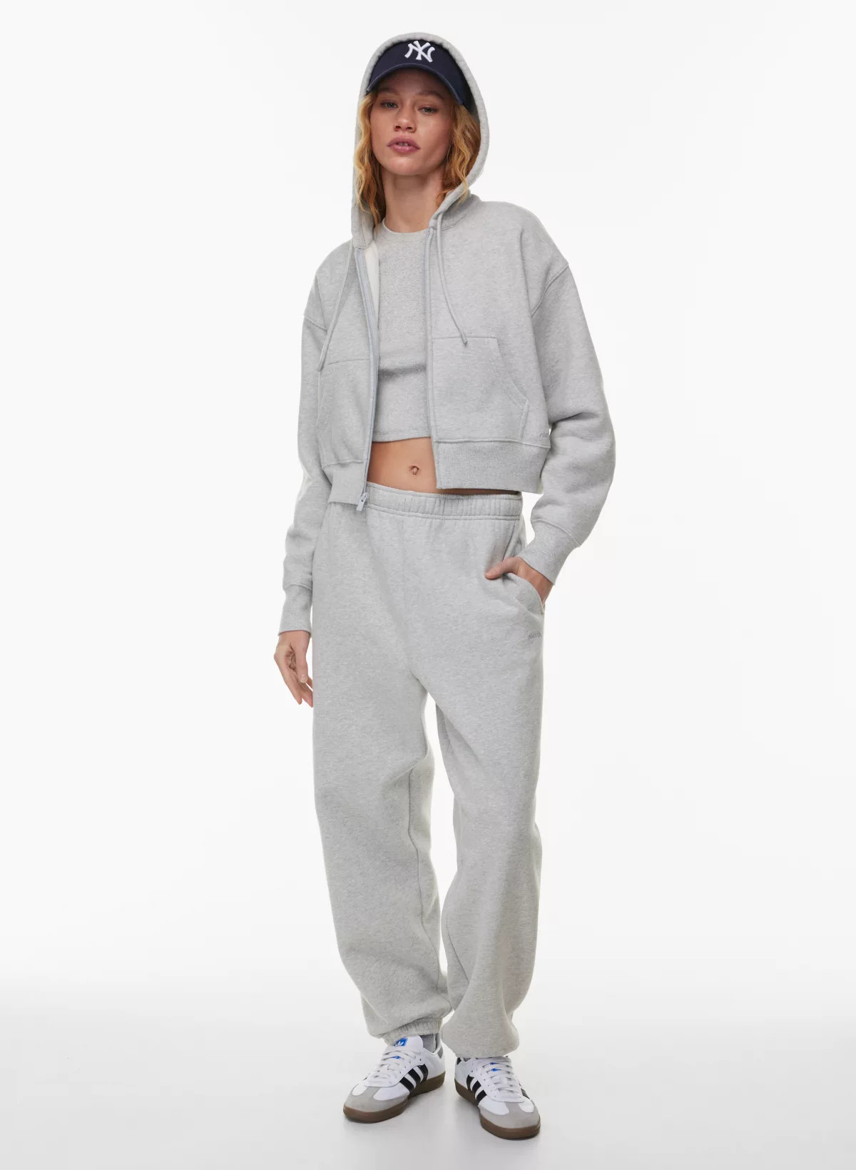 COZY FLEECE BOYFRIEND BOXY ZIP HOODIE | Aritzia