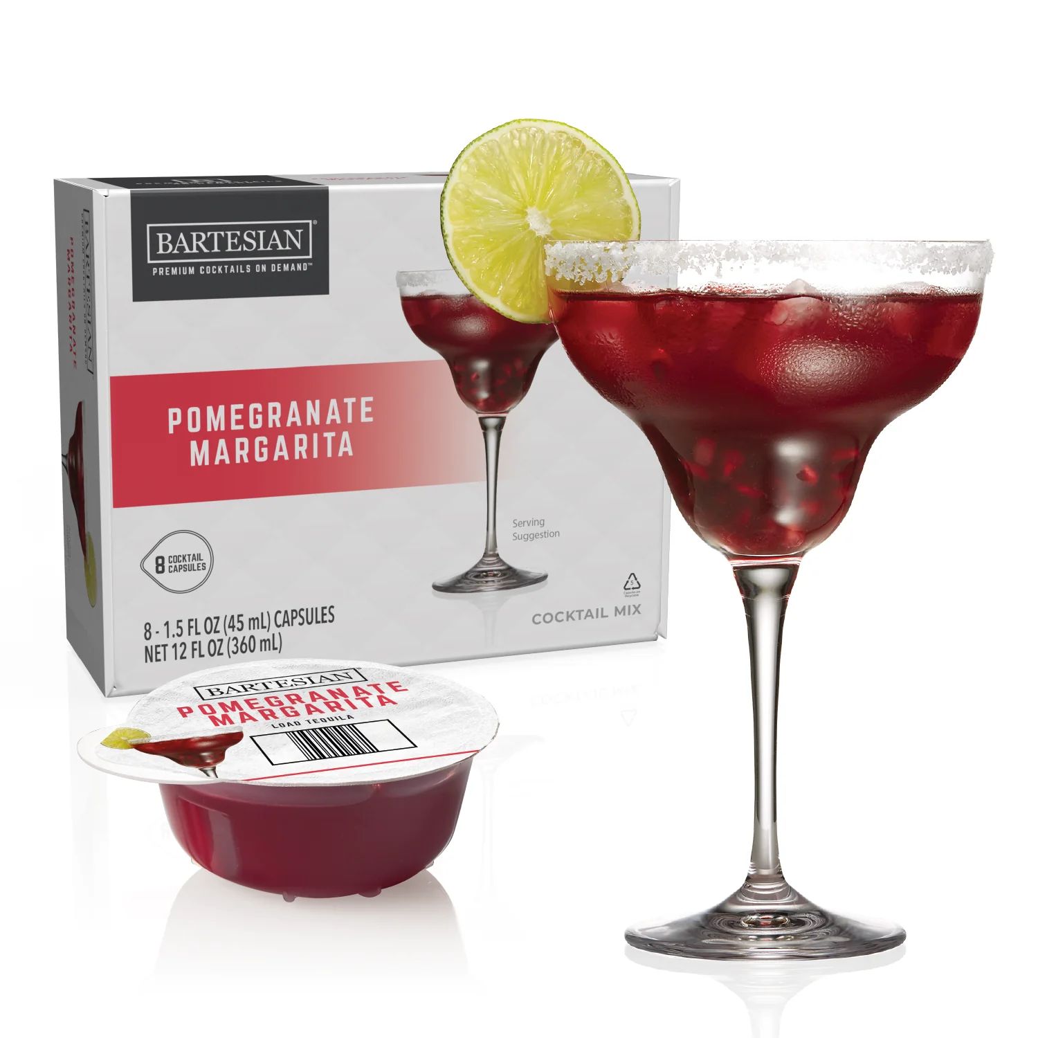 Pomegranate Margarita Cocktail Capsules | Bartesian | Bartesian