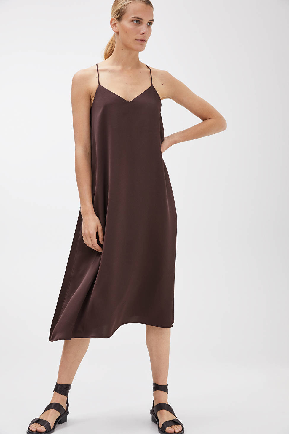 Satin Strap Dress | ARKET (US&UK)