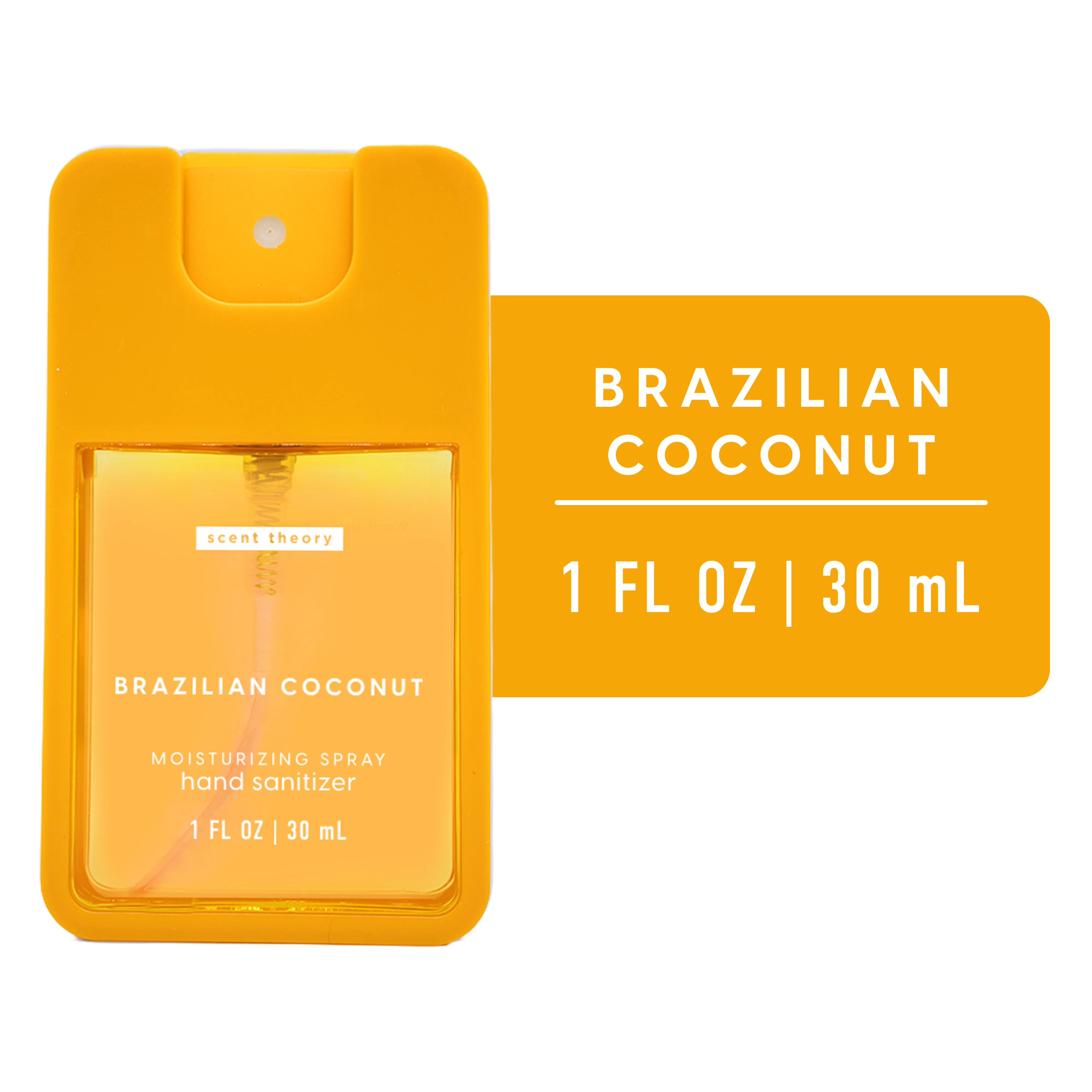 Scent Theory Hand Sanitizer Spray, Brazilian Coconut, 1 fl oz | Walmart (US)