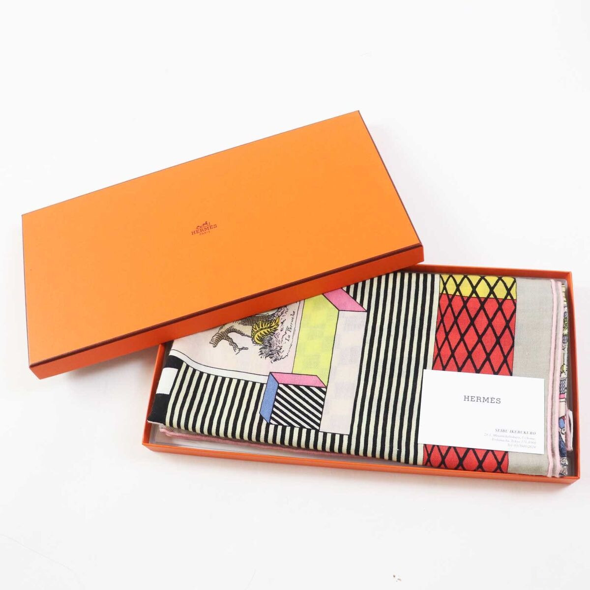 HERMES 22AW 243761S Carre Geant 140 Grand Theatre Nouveau Cashmere Silk Scarf  | eBay | eBay US