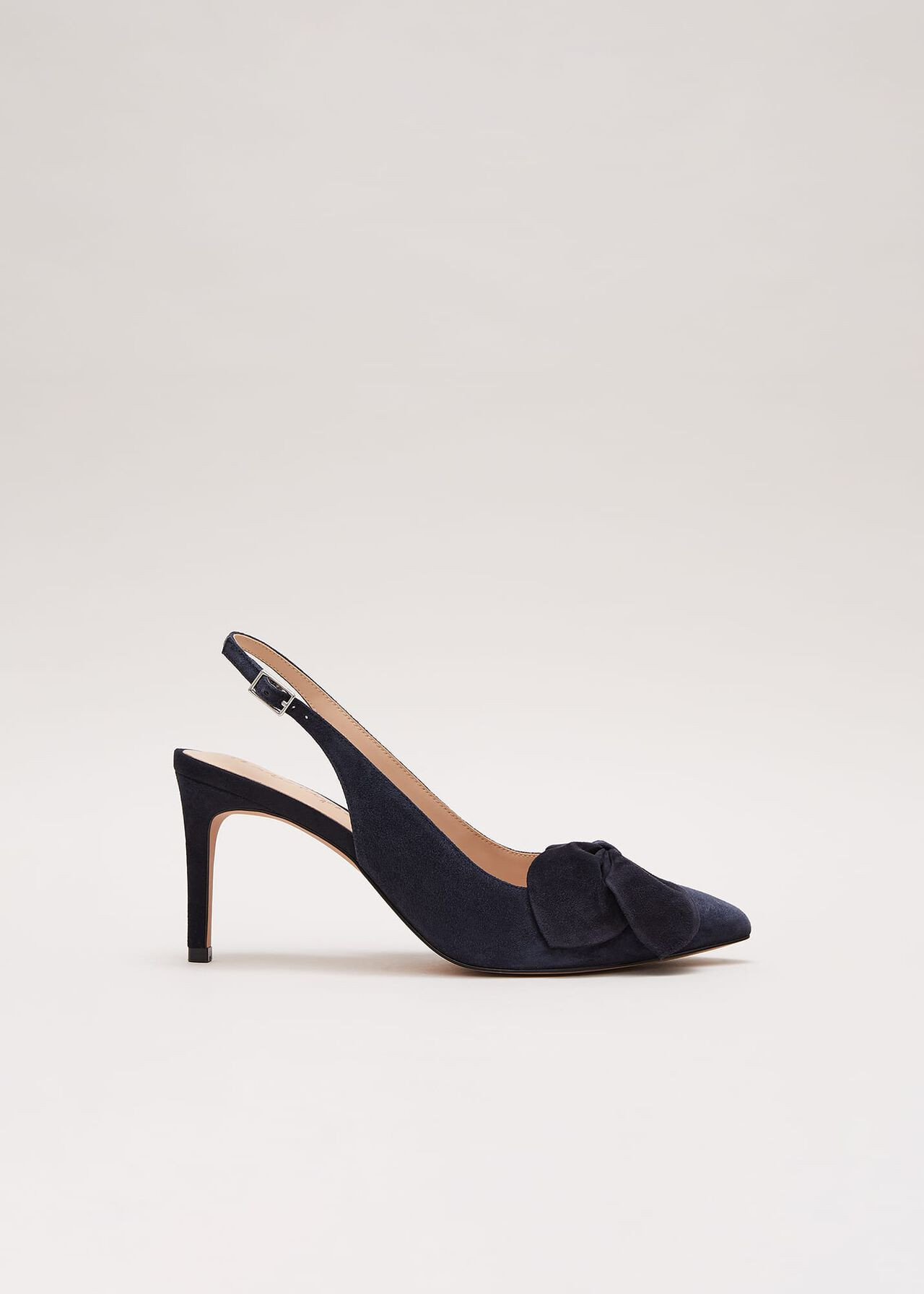 Suede Pointed Bow Slingback | Phase Eight UK | | Phase Eight (UK)