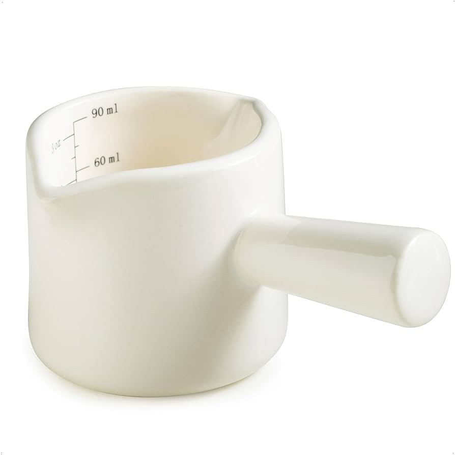Espresso Measuring Cup, Ceramic Espresso Cup Double Spouts Expresso Shots Cup with Handle, Espres... | Amazon (US)
