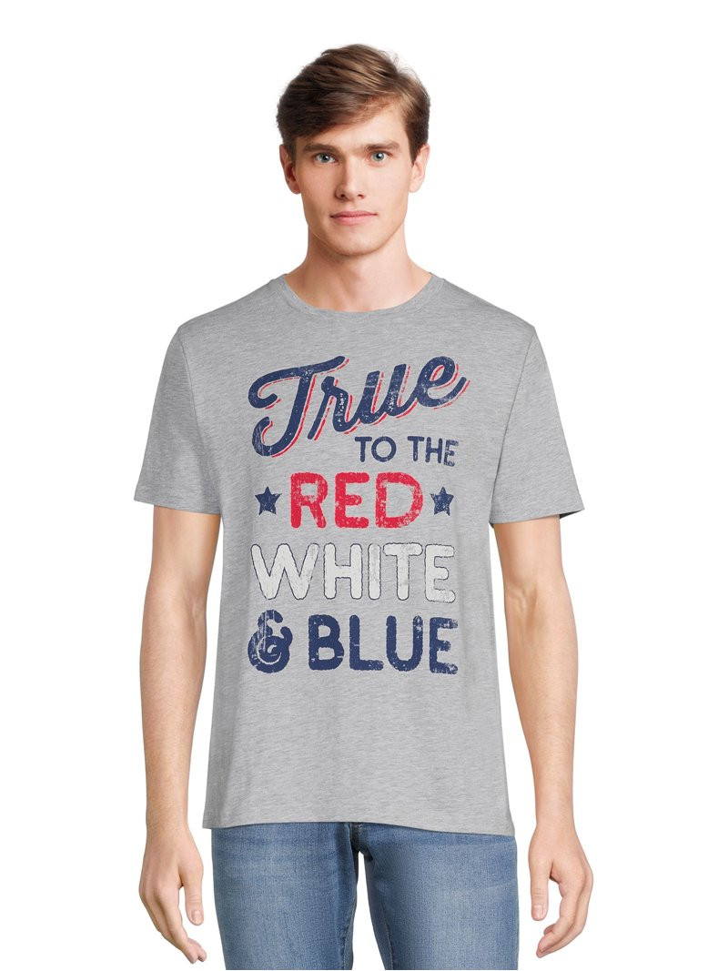 WAY TO CELEBRATE!Americana Men's & Big Men's True Colors Graphic Tee, Sizes S-3XLUSD$6.98(4.9)4.9... | Walmart (US)