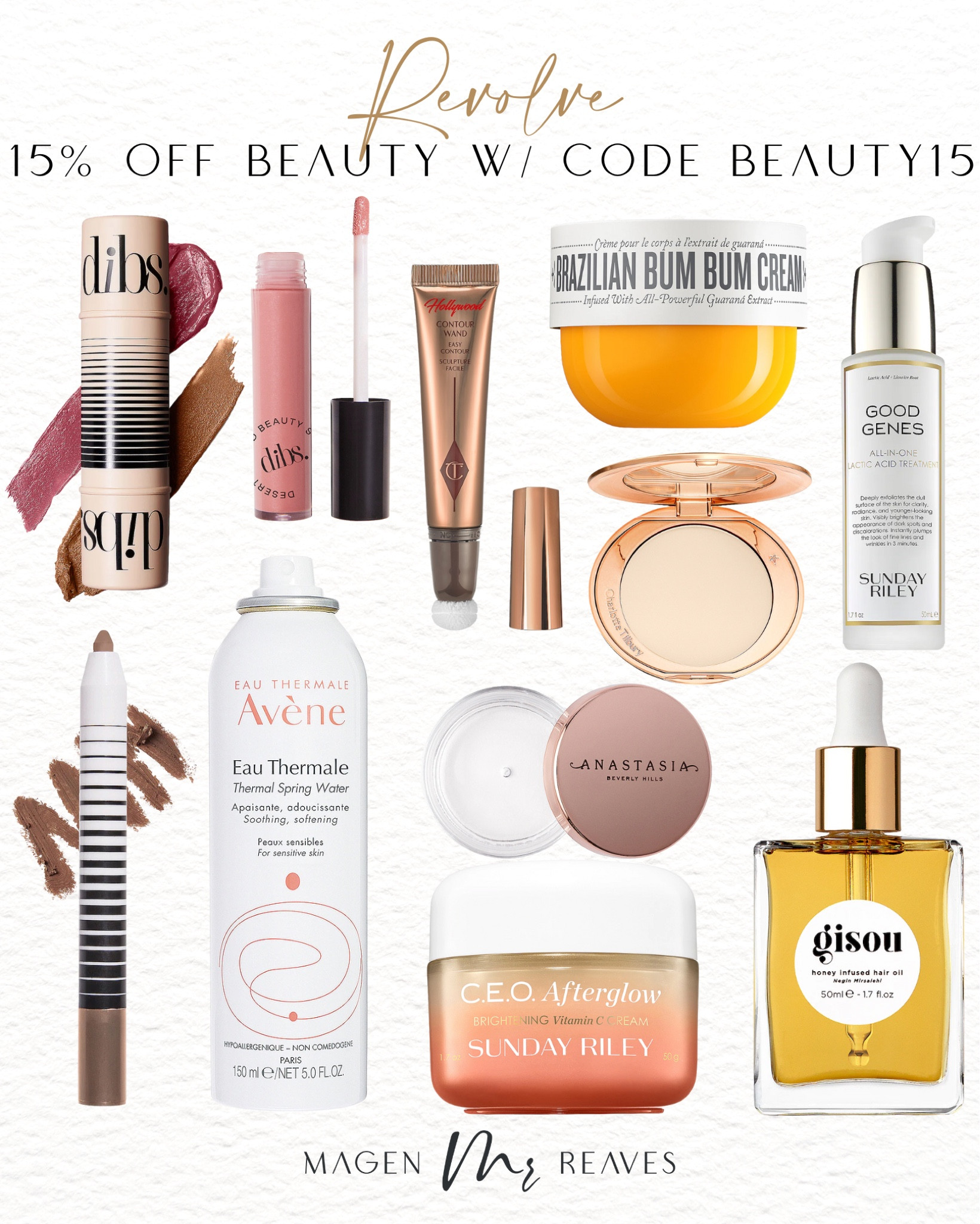 Revolve beauty is 15% off with code BEAUTY15 - skincare on sale - haircare on sale - makeup on sale 

#LTKbeauty #LTKsalealert #LTKGiftGuide