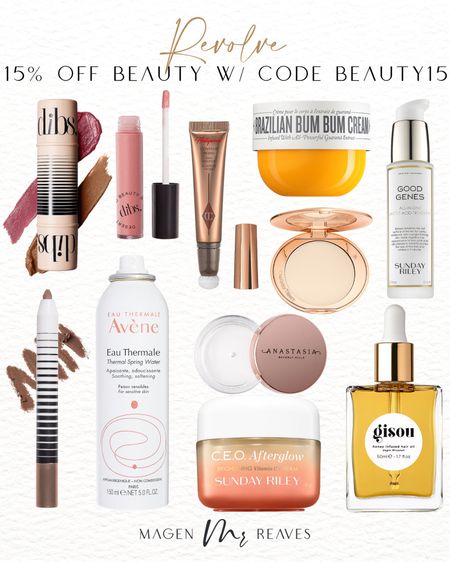 Revolve beauty is 15% off with code BEAUTY15 - skincare on sale - haircare on sale - makeup on sale 

#LTKbeauty #LTKsalealert #LTKGiftGuide