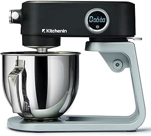 Kitchenin Metal Stand Mixer, 5.3-Quart Tilt-Head Stand Mixer, 8-Speeds Kitchen Mixer, 400 Watt DC... | Amazon (US)