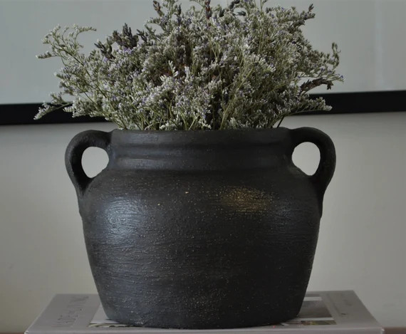 Beanz XII - Vintage textured Pot | Etsy (US)