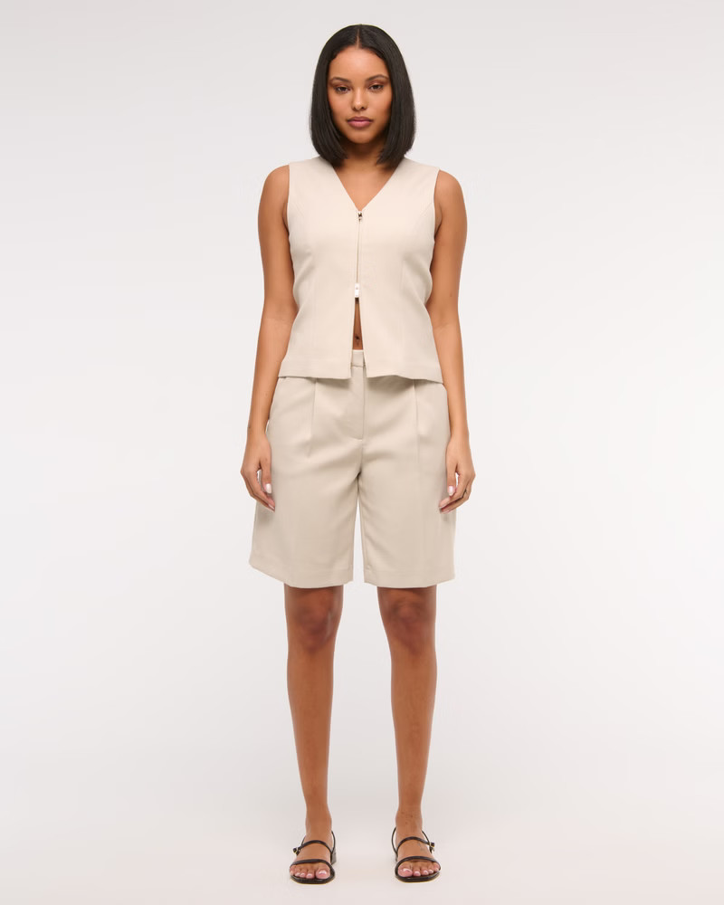 Women's Mid Rise Bermuda Short | Women's Bottoms | Abercrombie.com | Abercrombie & Fitch (US)