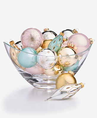 Opulence Set of 22 Glass Mixed Ornaments, Macy's Exclusive | Macy's