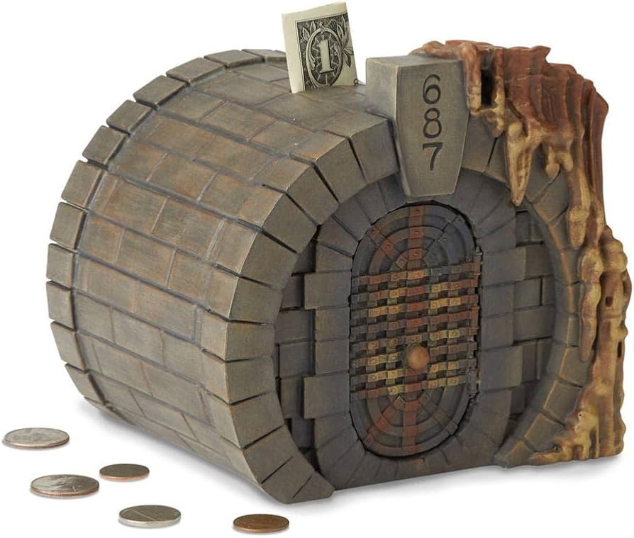 Enesco The Wizarding World of Harry Potter Gringotts Vault Coin Bank, 6.26 Inch, Multicolor | Amazon (US)