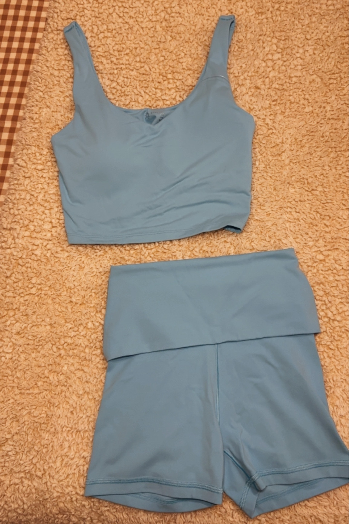 The cutest @Aerie workout set 🩵

#LTKSeasonal #LTKU #LTKActive