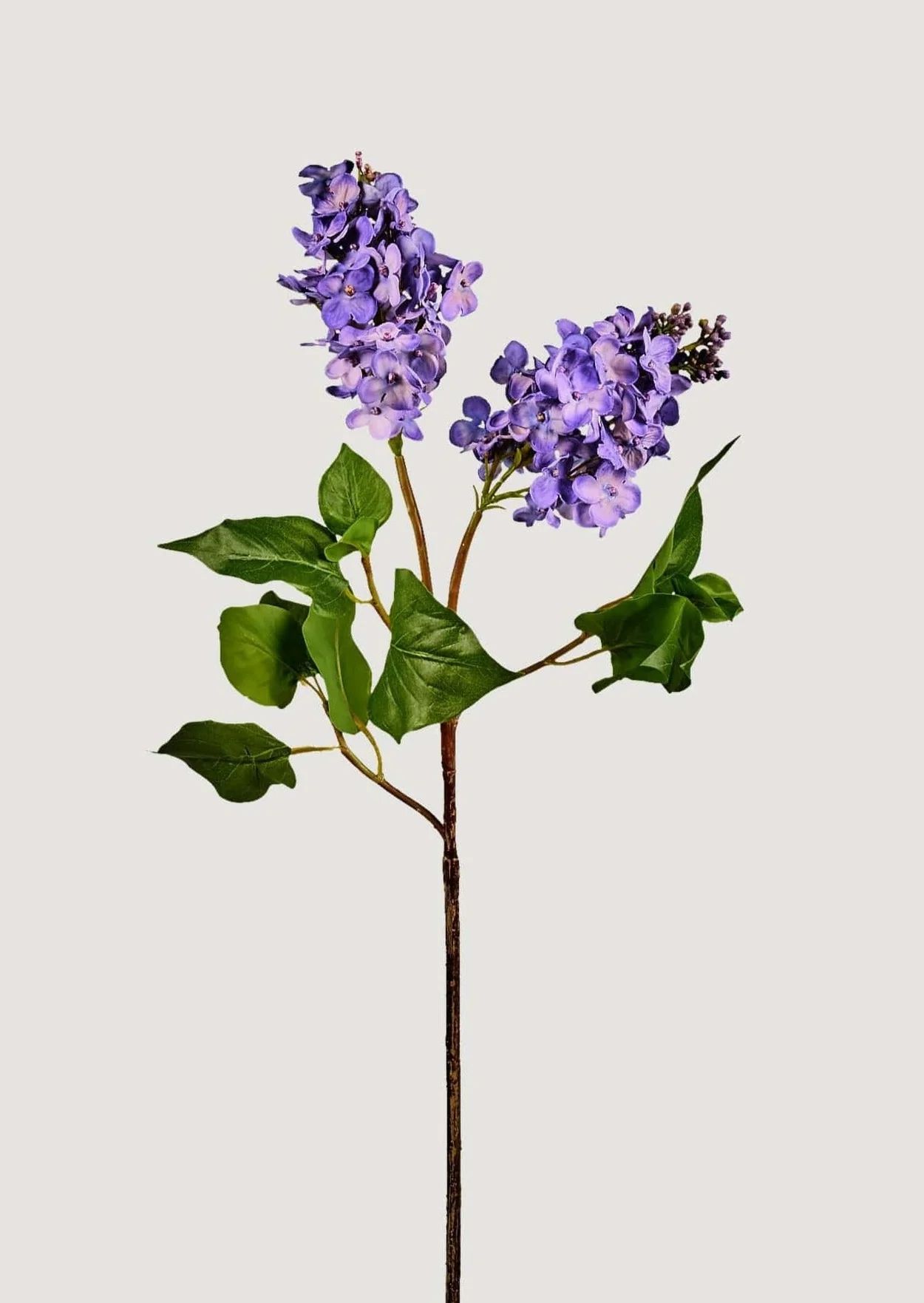 Faux Lilac Flower Branch in Purple - 27.5" | Afloral