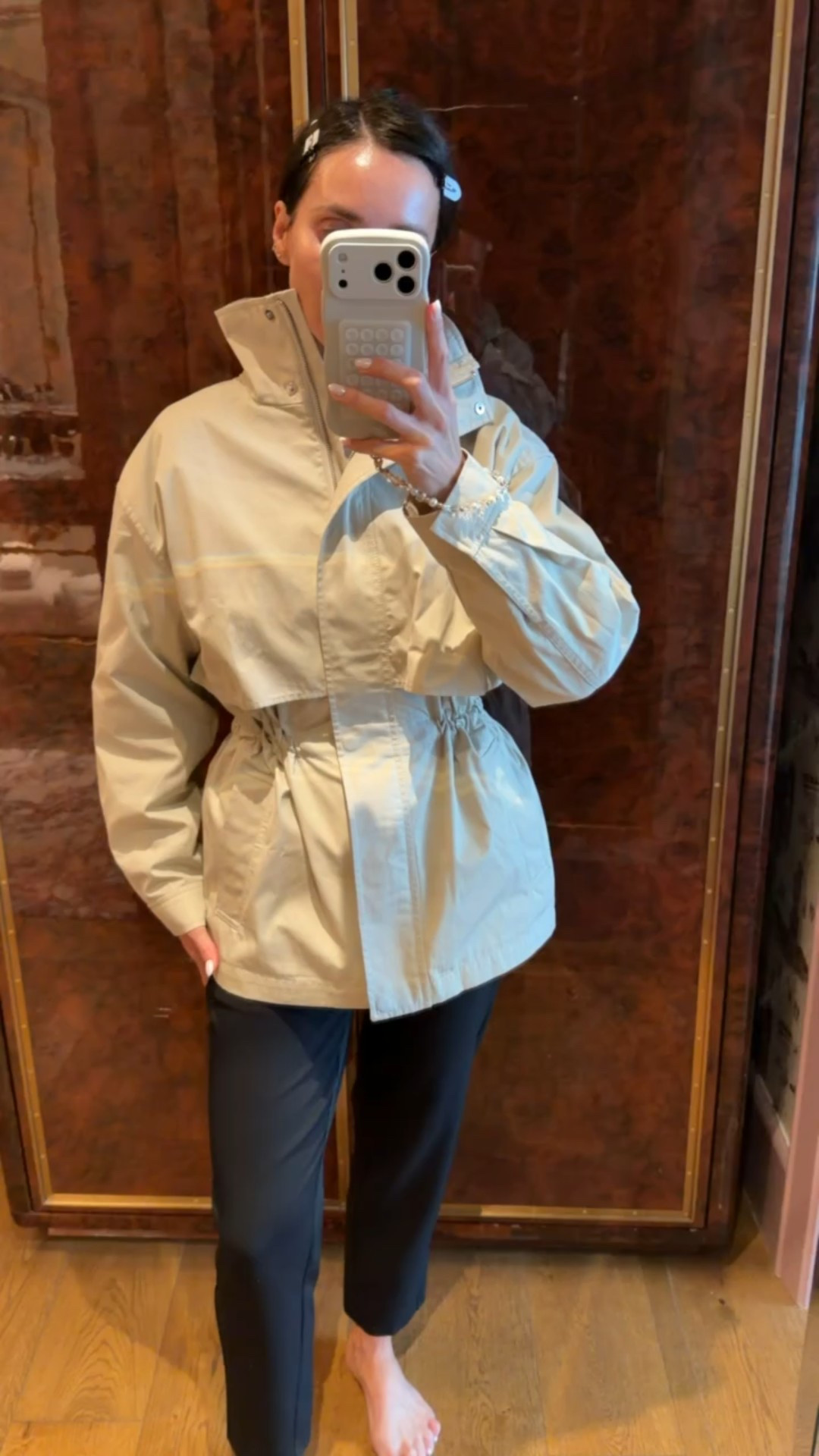 Spring travel outfit, cinch jacket, spring jacket, cropped belted jacket, travel pants, airport outfit, annabrstyle

#LTKOver40 #LTKTravel #LTKootd