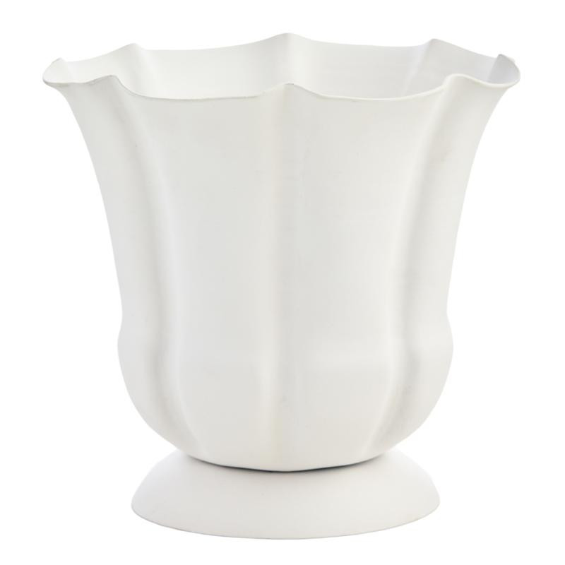 Alice White Outdoor Planter, 8" | At Home