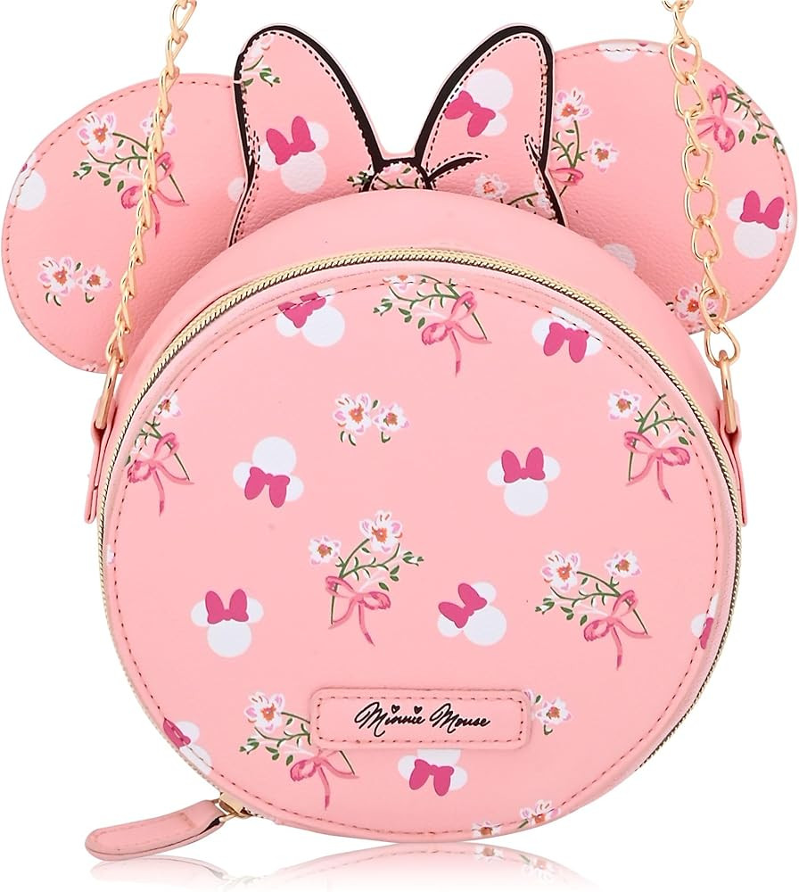 Disney Minnie Mouse Mini Purse Crossbody Handbag for Women | Leather Women's Shoulder Handbag | M... | Amazon (US)