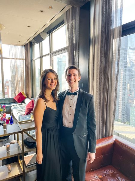 The best thing about this bridesmaid dress is I can wear it again and again and again ☺️  D’s tux is from #amazon ! 😍

#blacktie #davidsbridal #wedding #nycwedding #mens #formal 

#LTKwedding #LTKmens #LTKSeasonal