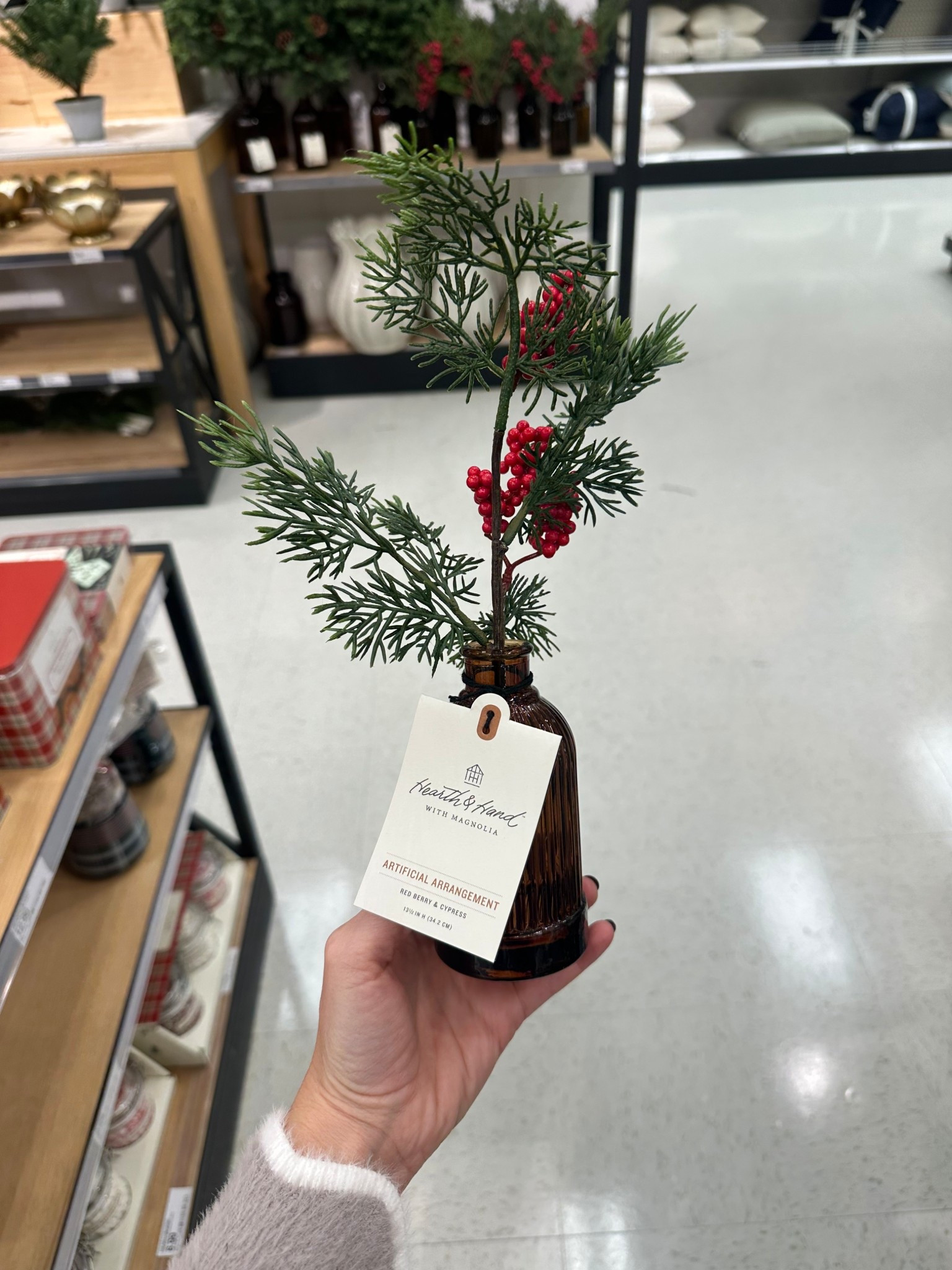 Holiday faux arrangement! Red berry and cypress , so pretty 

#LTKHoliday #LTKSeasonal #LTKGiftGuide