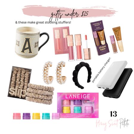 Gifts guide for under $25!! 

Lip gloss 
Makeup 
Beauty 
Coffee 
Christmas 
Gift guide 
Gifts for her 

#LTKfindsunder50 #LTKGiftGuide #LTKHoliday