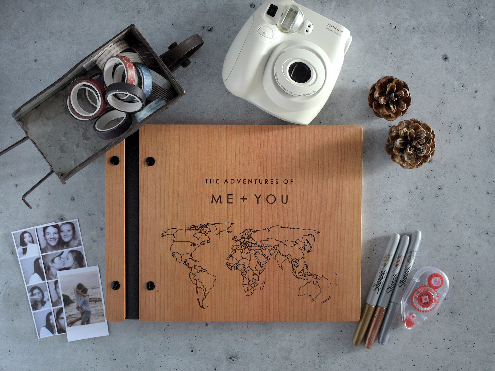 Adventure Book Scrapbook Couples Gift for Boyfriend, Anniversary Gifts Couples, Personalized Gift... | Etsy (US)