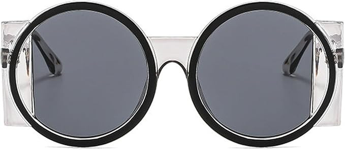 willochra Fashion Oversized Round Sunglasses Women Contrast Color Shades Retro Unique Men Trendin... | Amazon (US)
