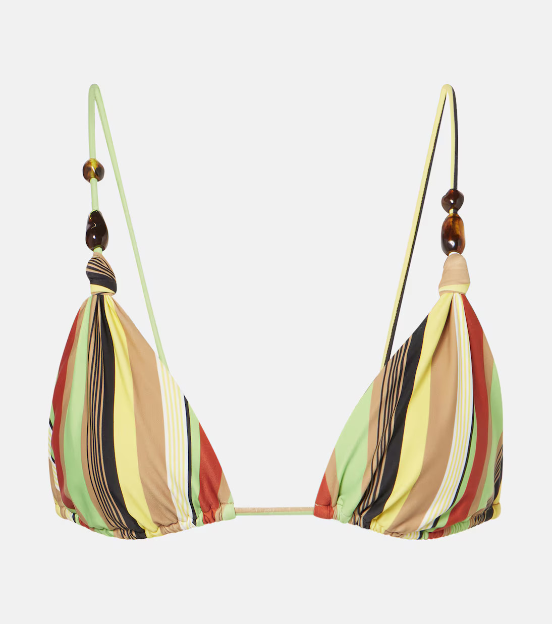 Poolside embellished striped bikini top | Mytheresa (US/CA)