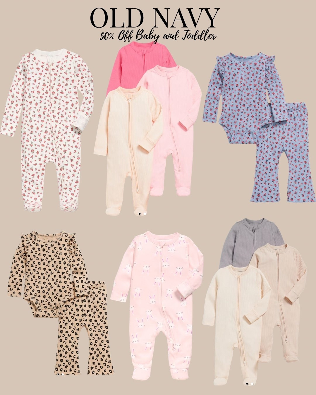 50% Off Old Navy Baby and Toddler! The double zip onesies are THE BEST! They save me for middle of the night changes! #oldnavy #oldnavyhaul #oldnavyfashion 

#LTKKids #LTKmomlife #LTKBaby