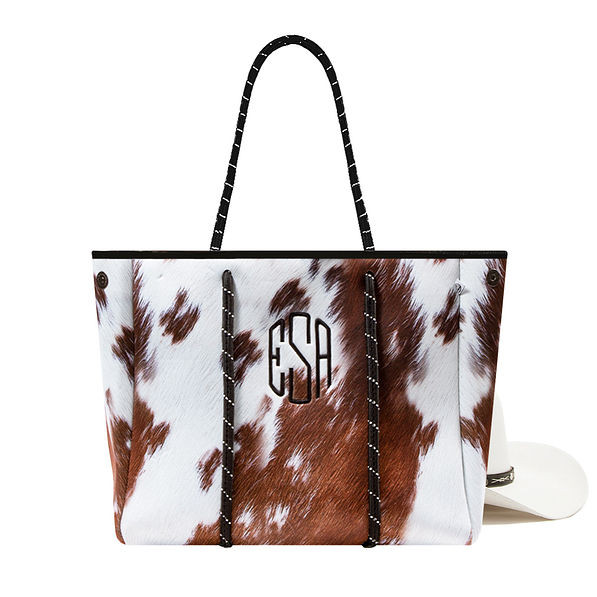 Monogrammed Neoprene Tote | Marleylilly
