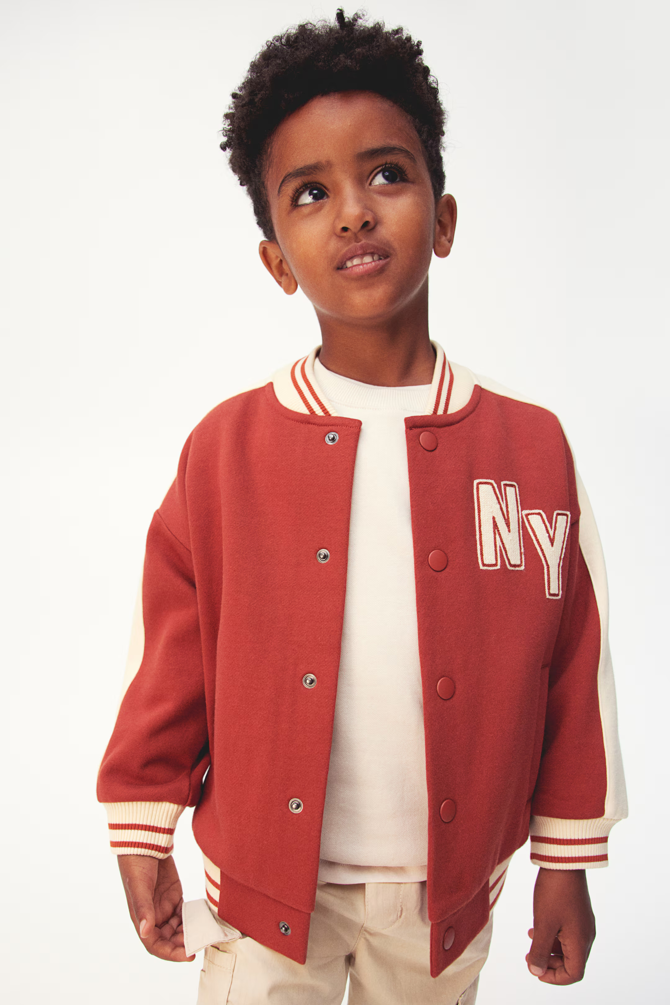 Sweatshirt Baseball Jacket | H&M (US + CA)