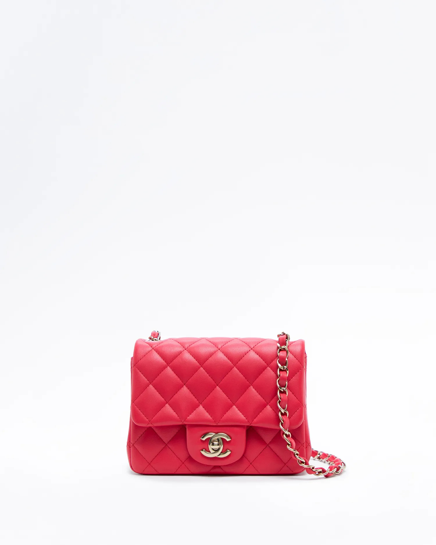 Lambskin Quilted Mini Flap Bag | Vivrelle
