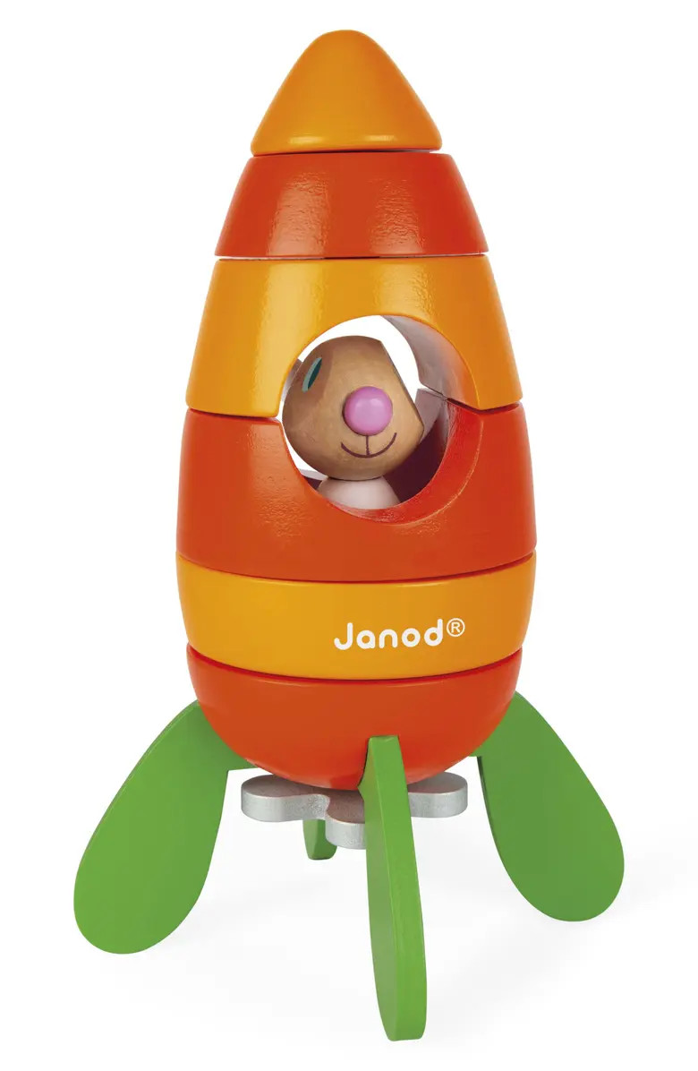 Lapin Magnetic Wooden Carrot Rocket Toy | Nordstrom
