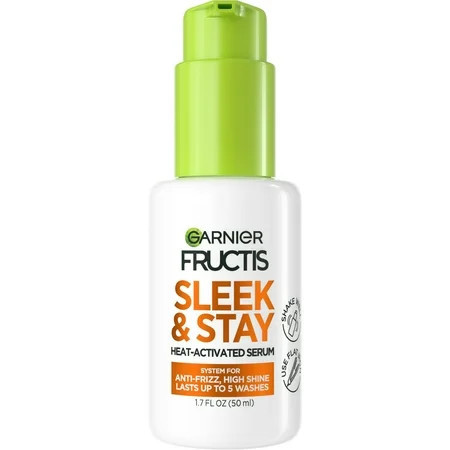 Garnier Fructis Sleek & Shine Sleek and Stay, for Frizzy and Dry Hair, Pump, 1.69 fl oz | Walmart (US)