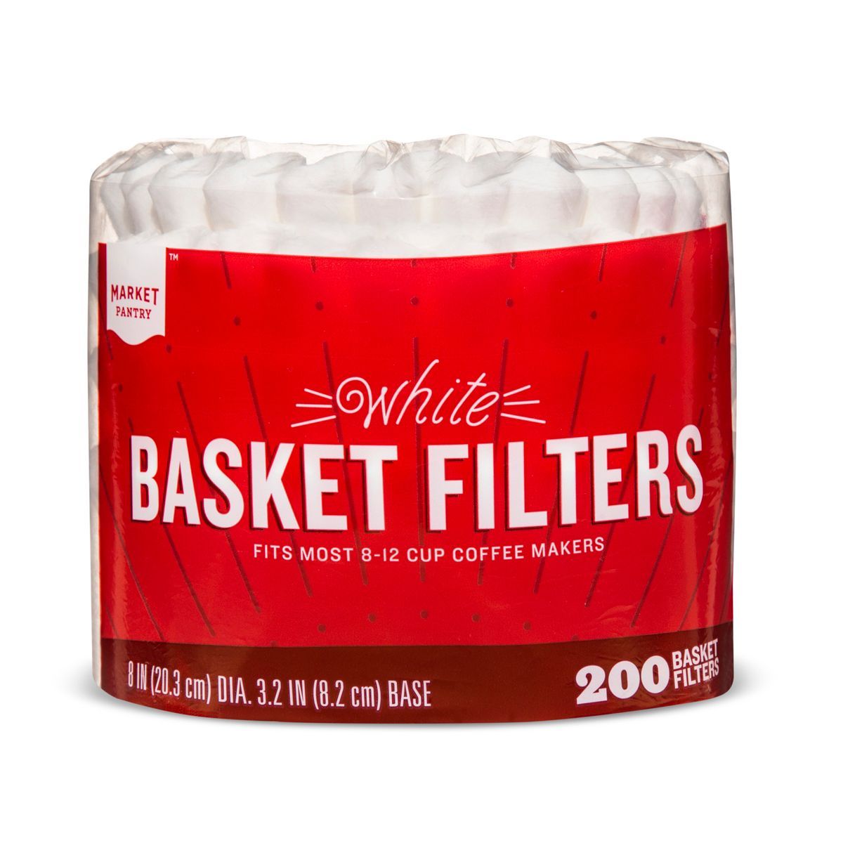 White Coffee Filters - 200ct - Market Pantry™ | Target