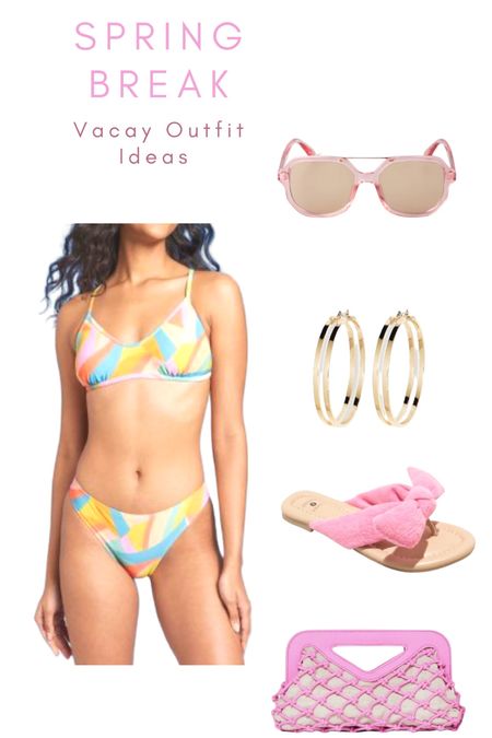 Spring Break Vacay Ideas Outfit Ideas #target #targetstyle #targetfinds #bikinis #bikinistyles #targetswimwear #targetsandals #swimwear #travellooks #traveloutfits 

#LTKtravel #LTKswim #LTKFind