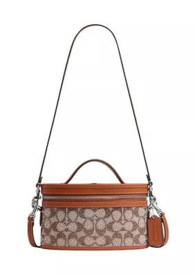 COACH Trail Bag In Crystal Signature Jacquard Crossbody | Belk