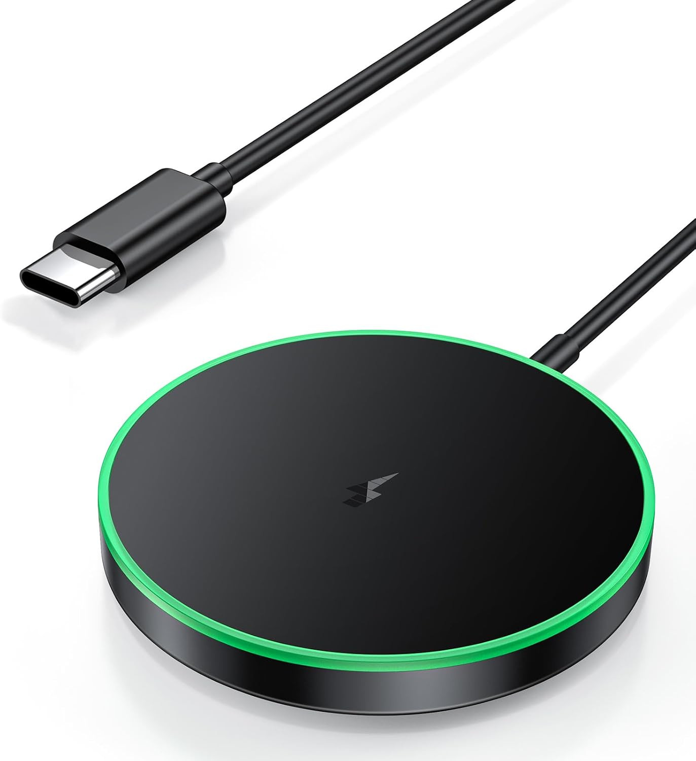 Magnetic Wireless Charger 15W Mag Safe Charger-Fast Charging Pad Compatible with iPhone16/15/14/13/12 Series & Airpods 2 3 Pro-LED Mag-Safe Pad with Dual Charging Ports Original Replacement（Black） | Amazon (US)
