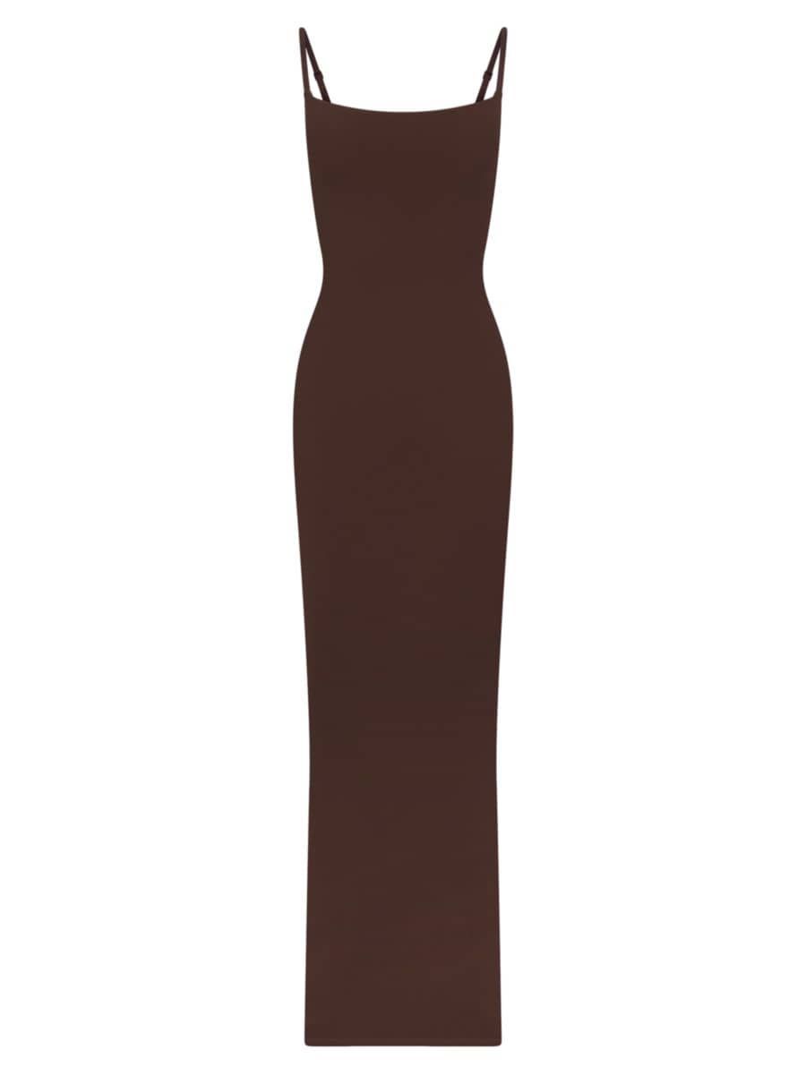 Shop SKIMS Fits Everybody Long Slip Dress | Saks Fifth Avenue | Saks Fifth Avenue