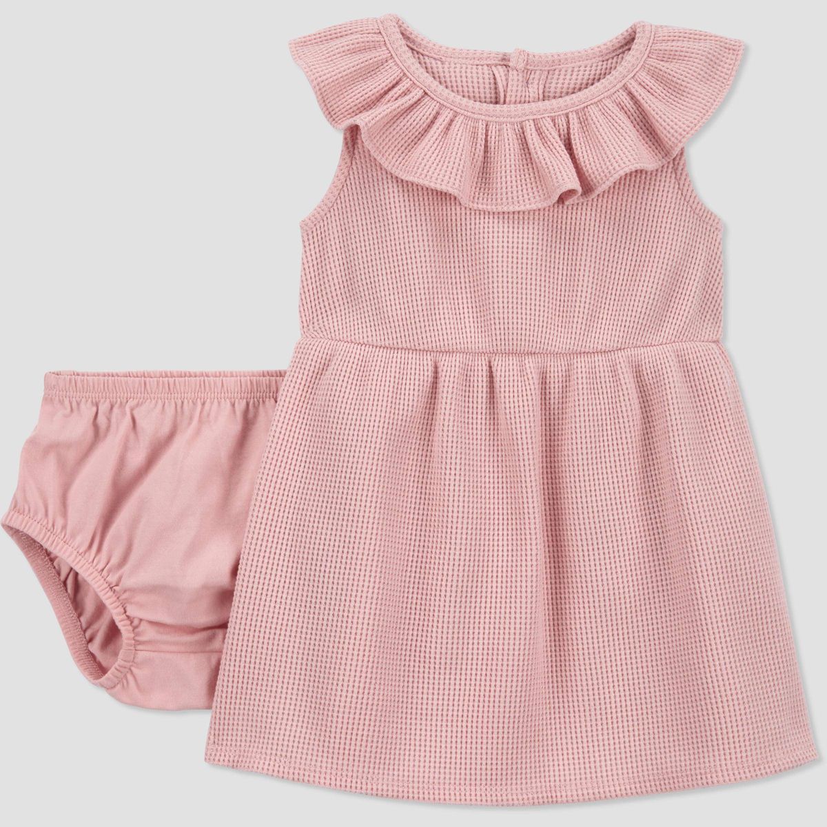Carter's Just One You® Baby Girls' Textured Ruffle Top & Bottom Set - Pink | Target