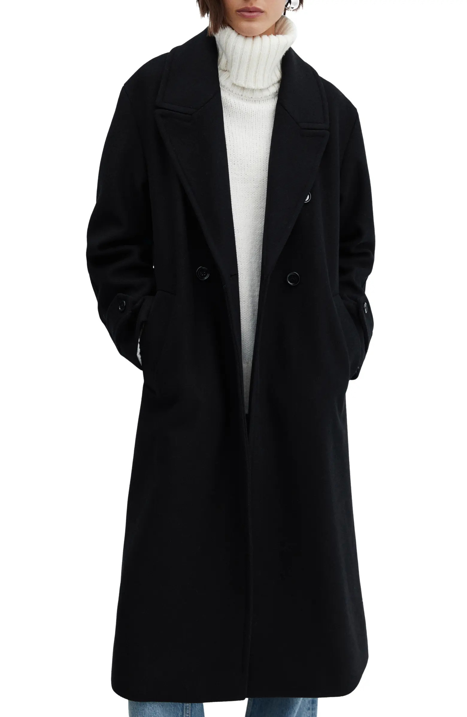 Oversize Wool Blend Coat | Nordstrom