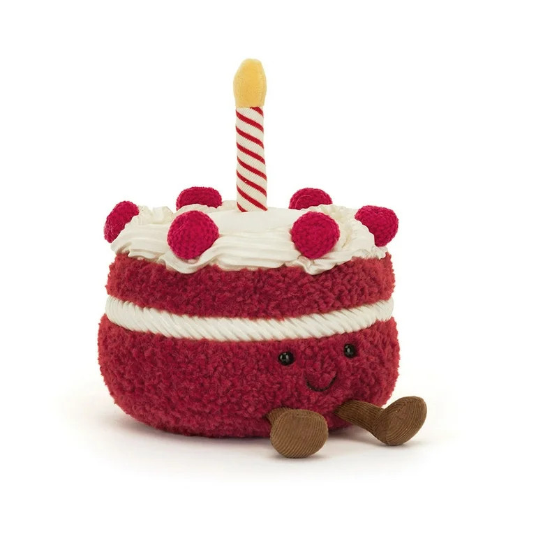 Jellycat Amuseables Cheri Cake Stuffed Toy, 8 inches | Dessert Plush | Birthday Gift | Walmart (US)