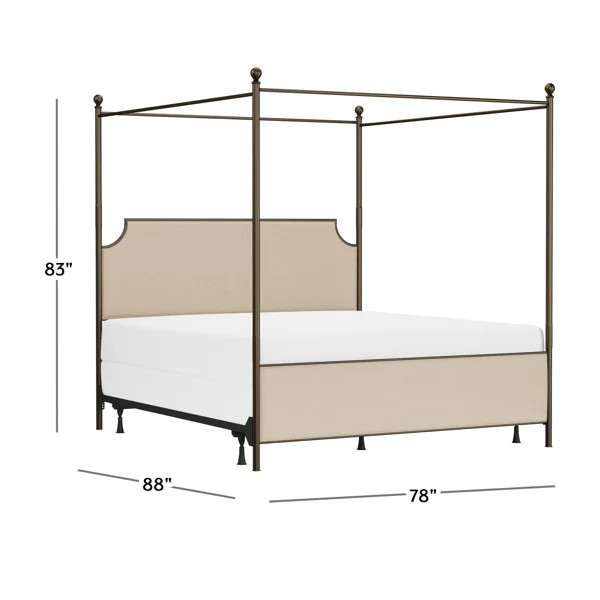 Olague Low Profile Canopy Bed | Wayfair North America