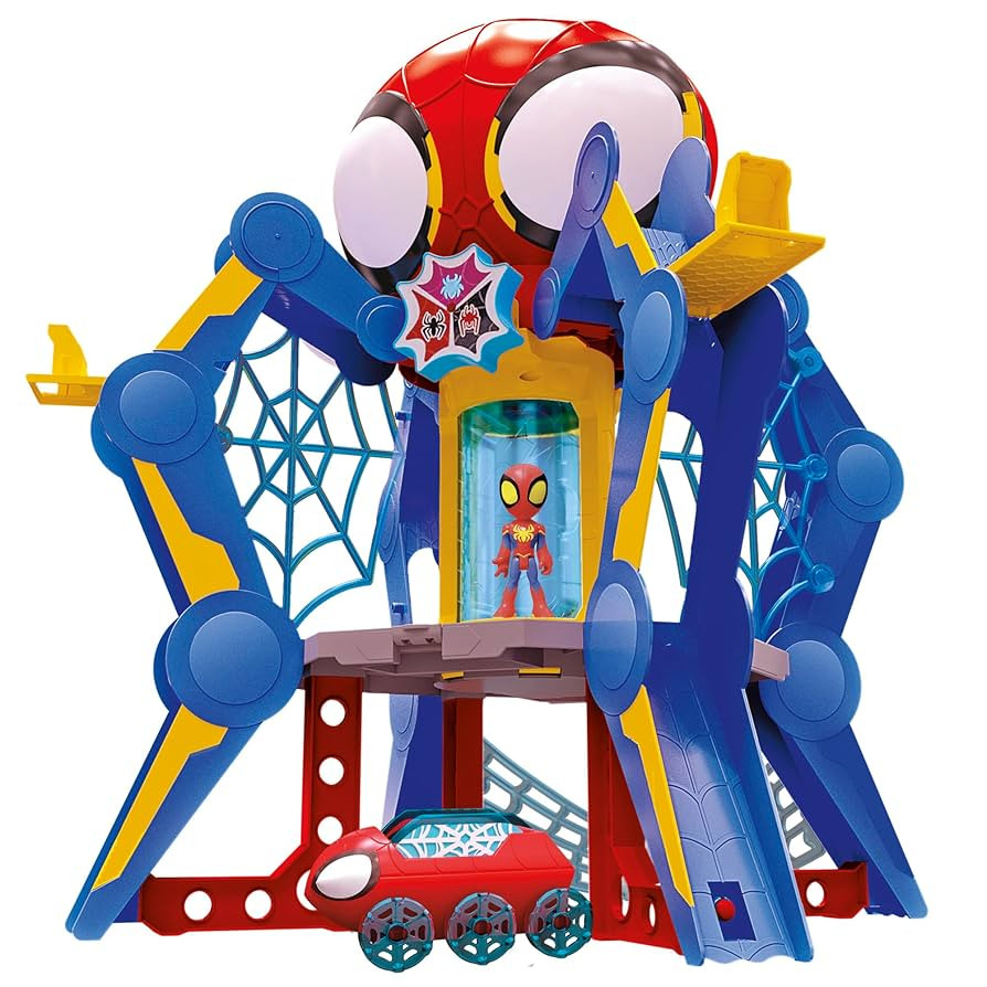 Spidey and His Amazing Friends Web-Spinners Web-Quarters, Kids Playset with Action Figure, Vehicl... | Amazon (US)