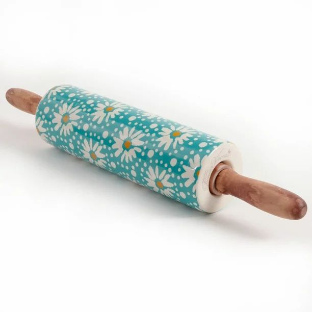 The Pioneer Woman Flea Market Floral Decal Rolling Pin With Wood Handle | Walmart (US)