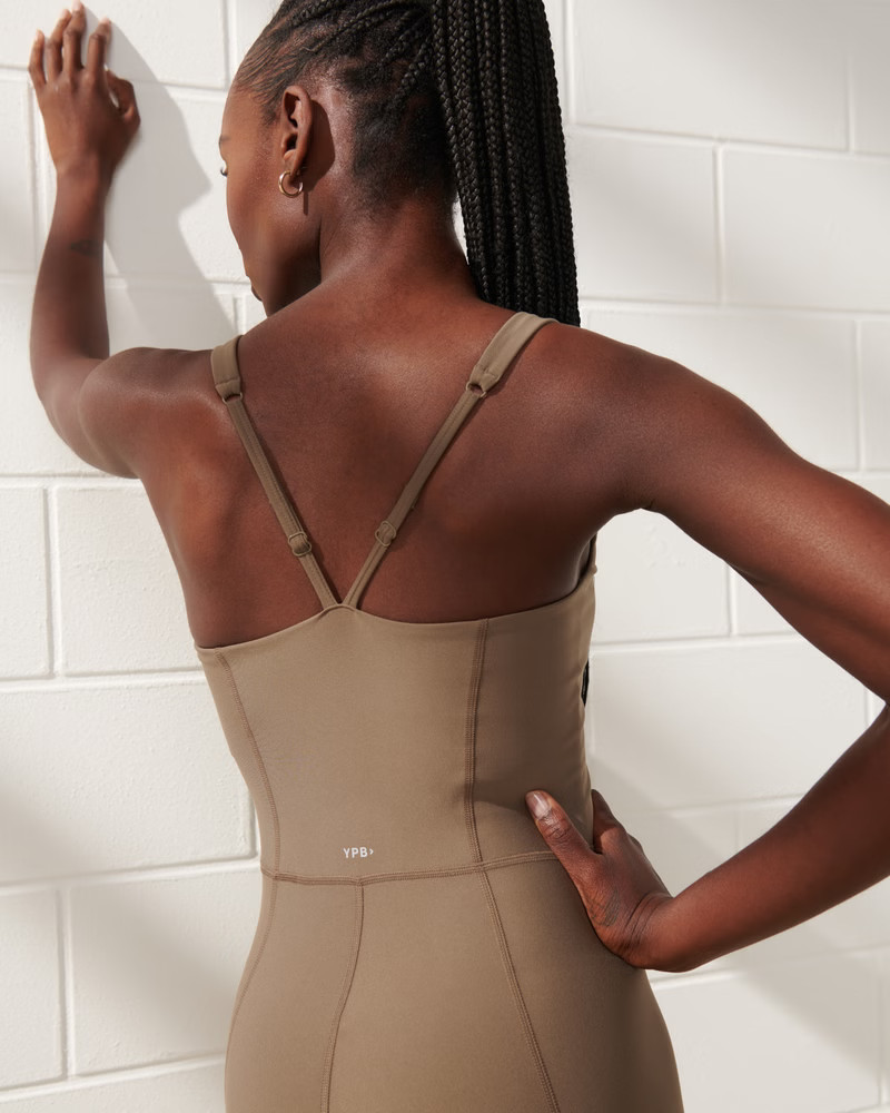 YPB sculptLUX Squareneck Onesie | Abercrombie & Fitch (US)