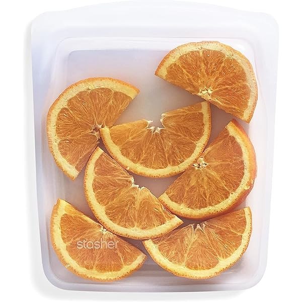 Stasher Reusable Silicone Storage Bag, Food Storage Container, Microwave and Dishwasher Safe, Lea... | Amazon (US)