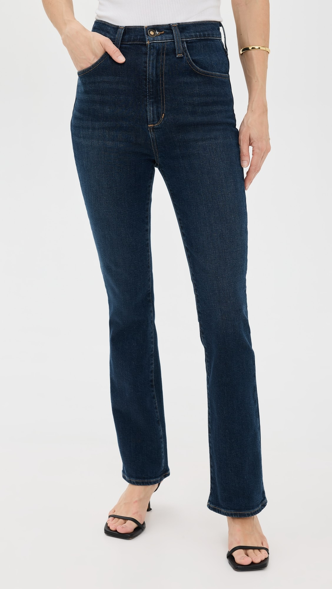 The Valentina Shortie Bootcut Jeans Petite | Shopbop