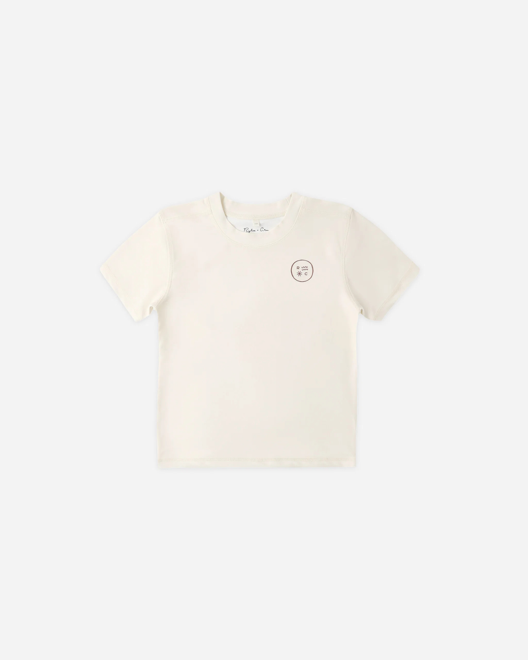 Short Sleeve Rashguard Natural | Rylee + Cru